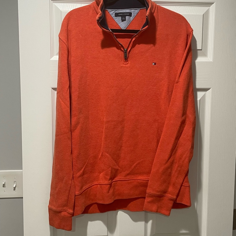 Tommy Hilfiger orange sweater
